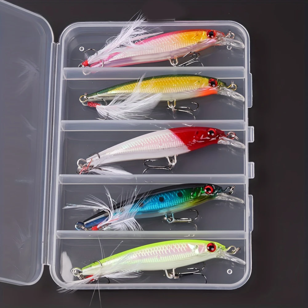 Fishing Hook Box - Laser 3D Eyes Bionic Minnow Angelköder