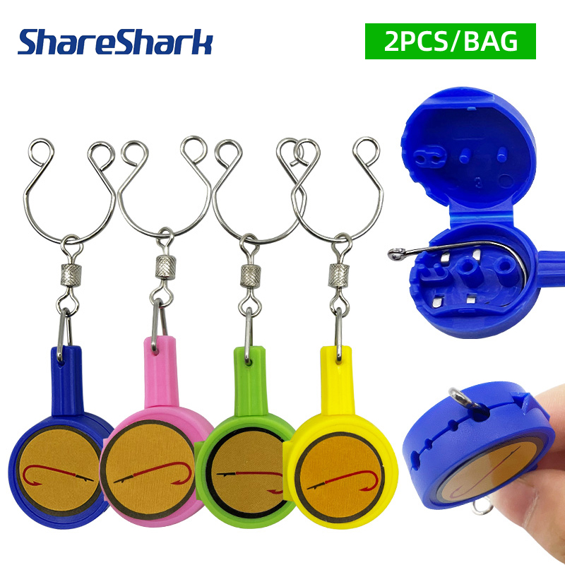 Fishing Hook Stainless Steel - ShareShark 2 Stück/Beutel Schnelles Knotenbindewerkzeug für