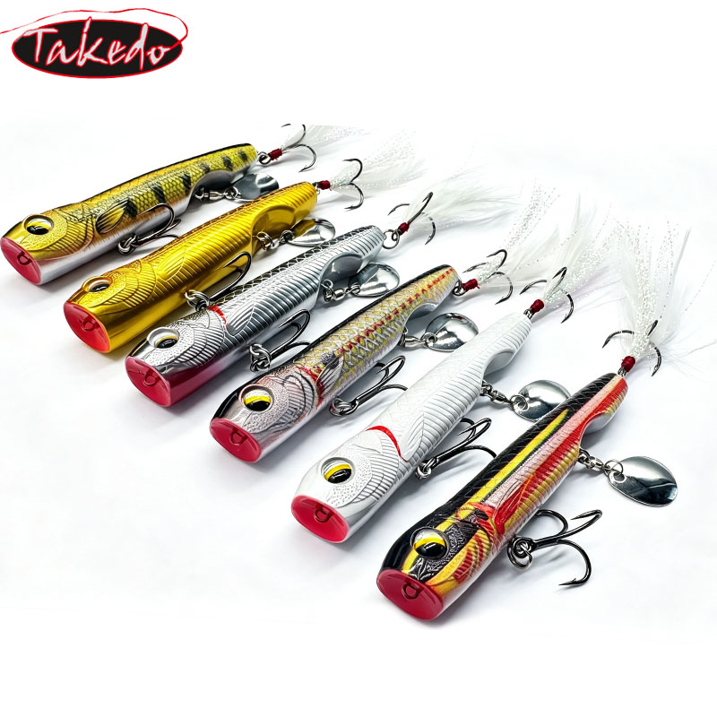 TAKEDO 10G Topwater-Popper Ang – Fishing Hook Treble Bewertung und Preis