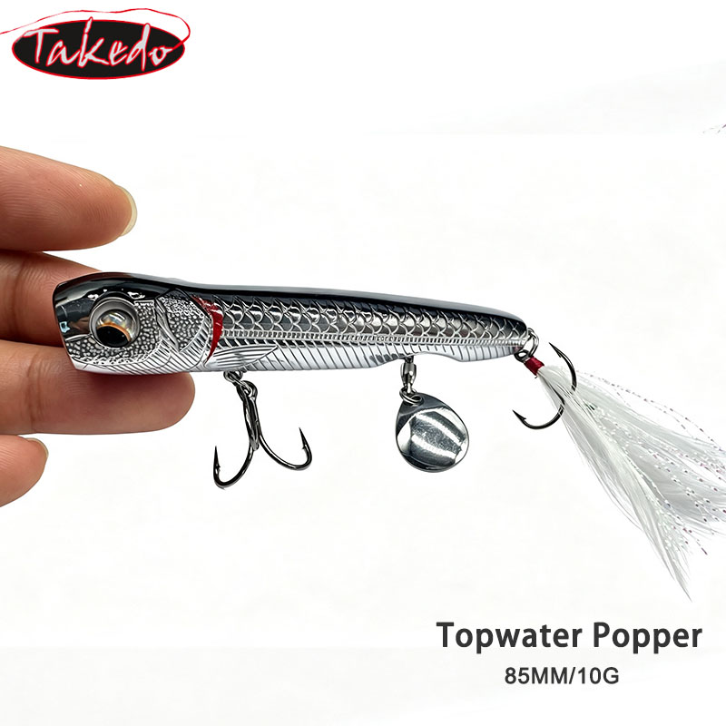 TAKEDO 10G Topwater-Popper Ang – Fishing Hook Treble Bewertung und Preis