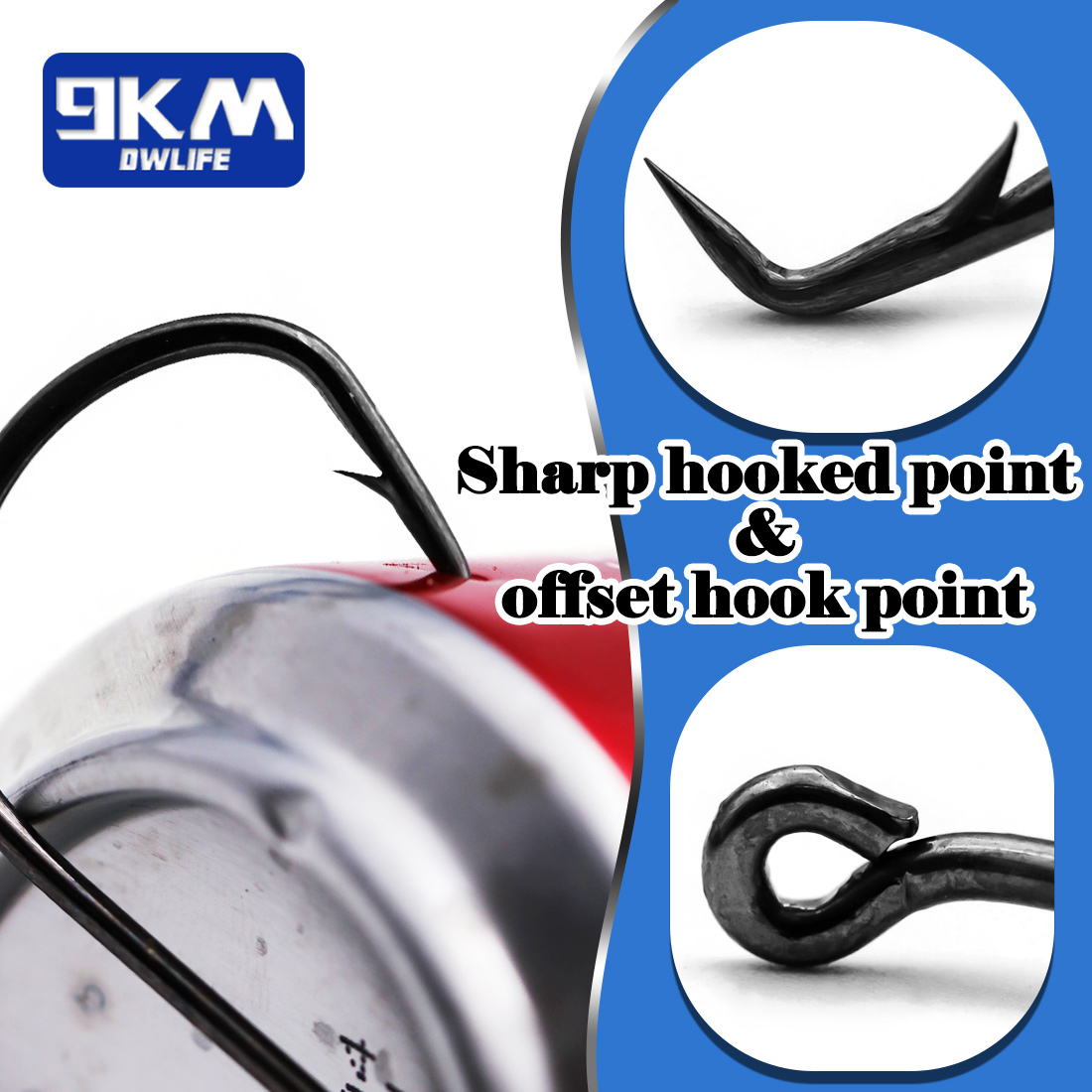 9KM Kreis Angelhaken 25 ~ 50Pc – Fishing Hook Circle Bewertung und Preis