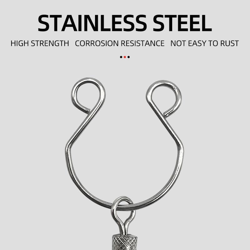 ShareShark 2 Stück/Beutel Schn – Fishing Hook Stainless Steel Bewertung und Preis